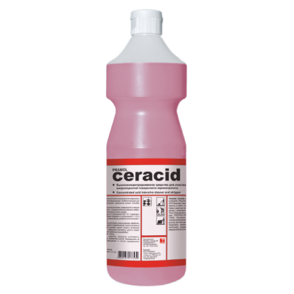 Кислотное чистящее средство для изделий из керамогранита Pramol CERACID 1 л